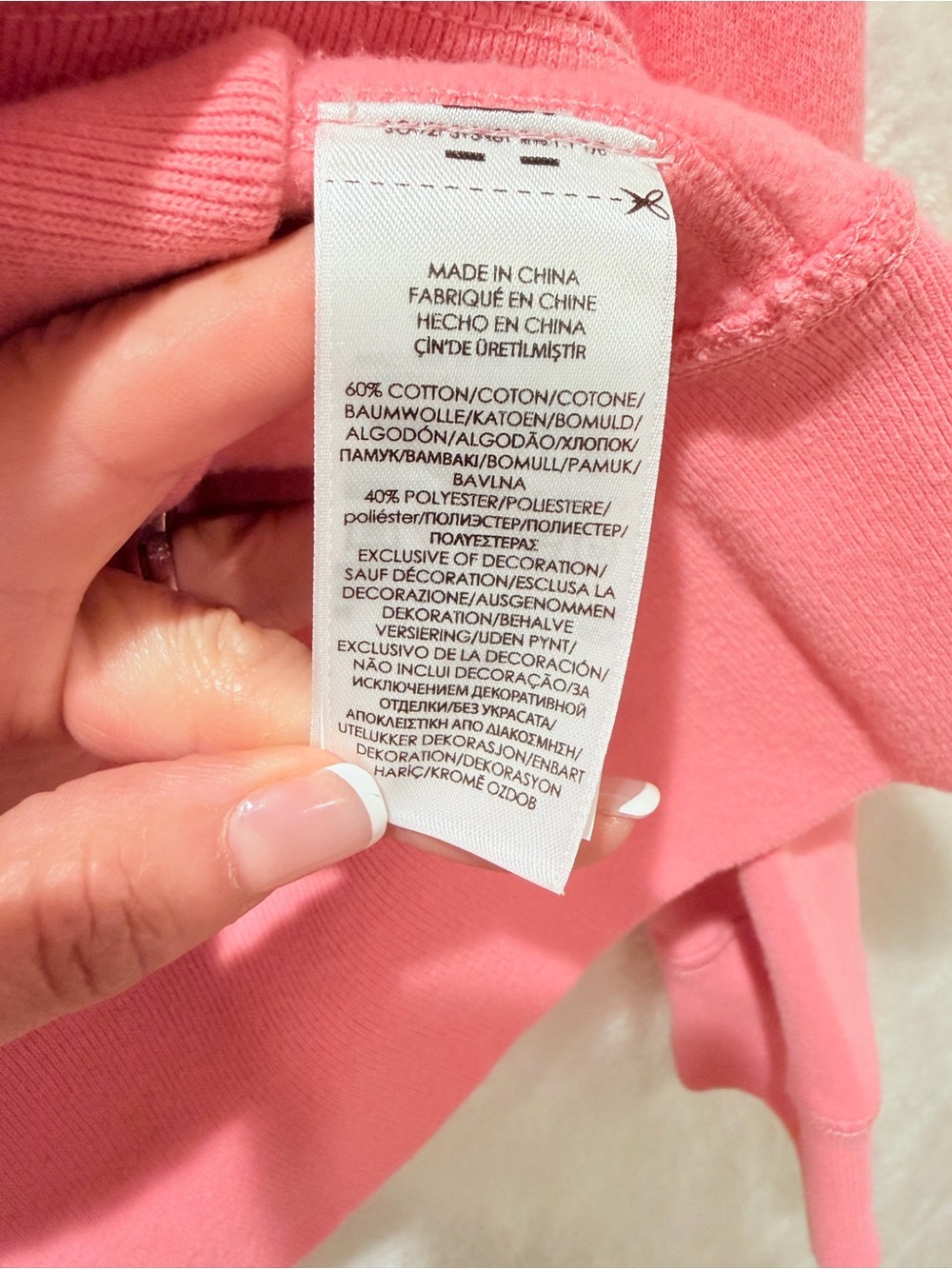 Polo Ralph Lauren Pink French Terry Sweatshirt Pony Logo Hi Low Hem SP (CKB074) - Picture 9 of 16